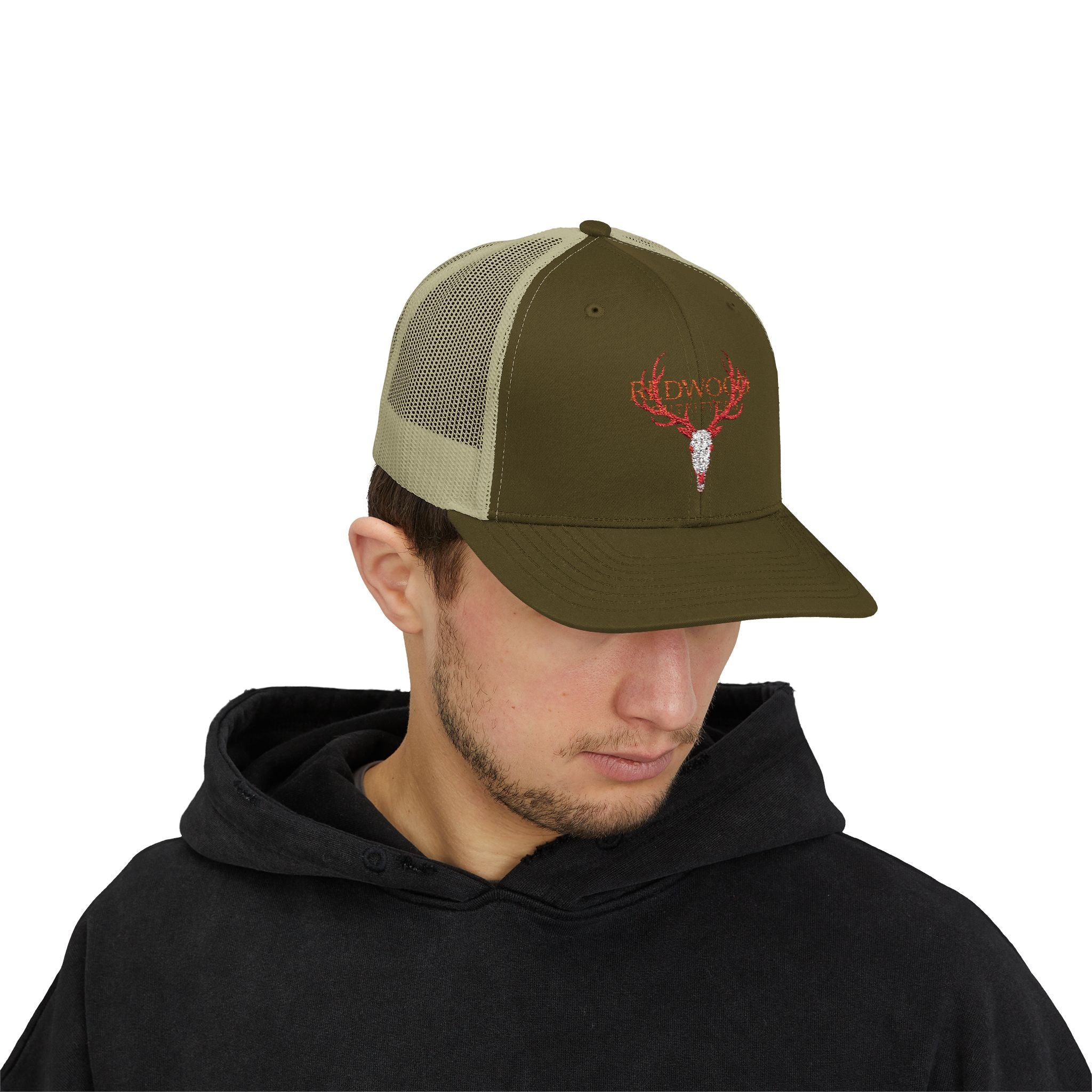 Hunters Skull snapback Trucker Hat